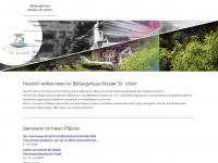 bildungshaus-kloster-st-ulrich.de Webseite Vorschau