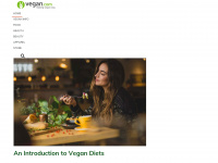 vegan.com Webseite Vorschau