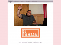 dj-t-o-m-t-o-m.de Webseite Vorschau
