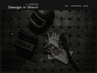 design-in-blech.de Webseite Vorschau