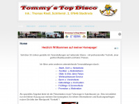dj-tommy.net Webseite Vorschau