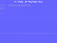 dietmars-briefmarkenallerlei.de Webseite Vorschau