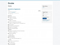 dcube.de Webseite Vorschau