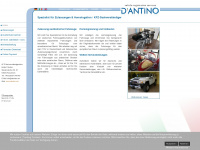 dantino.net Webseite Vorschau
