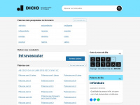 dicio.com.br Webseite Vorschau