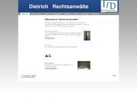 dietrich-rechtsanwaelte.de Webseite Vorschau