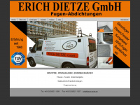 dietze-gmbh.de Webseite Vorschau