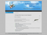 dickert-insektenschutz.de Webseite Vorschau