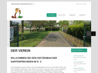 dietzenbacher-gartenfreunde.de Webseite Vorschau