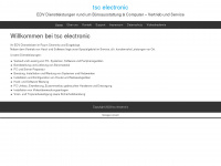 tsc-electronic.de Webseite Vorschau
