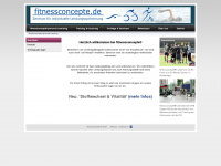 fitnessconcepte.de Webseite Vorschau