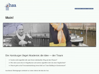 hamburger-segel-akademie.de Webseite Vorschau