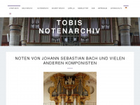 tobis-notenarchiv.de Webseite Vorschau