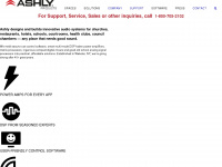 ashly.com Webseite Vorschau