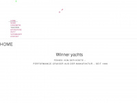 winneryachts.com Webseite Vorschau