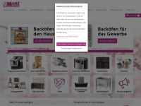 manz-backtechnik.de Webseite Vorschau