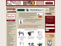 highlandwoodworking.com Webseite Vorschau