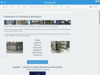 lenntech.it Webseite Vorschau