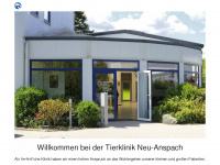 tierklinik-neuanspach.de Webseite Vorschau