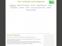 dorfundkulturverein-hagelloch.de Webseite Vorschau