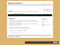 dorfverein-landin.de Webseite Vorschau