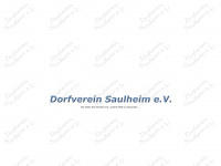 dorfverein-saulheim-ev.de Webseite Vorschau