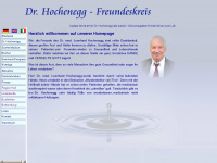 drhochenegg-freundeskreis.eu Webseite Vorschau