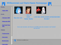 dark-hasi.de Webseite Vorschau