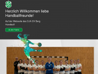 djk-sv-berg-handball.de Webseite Vorschau
