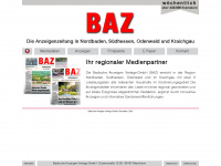 baz-medien.de Webseite Vorschau