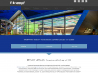 trumpf-metallbau.de Webseite Vorschau