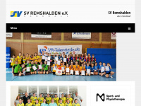 sv-remshalden-handball.de Webseite Vorschau