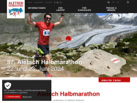 aletsch-halbmarathon.ch Webseite Vorschau