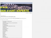 der-event-experte.de Webseite Vorschau