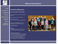 different-voices.de Webseite Vorschau