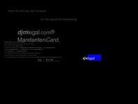 djmlegal.de Webseite Vorschau