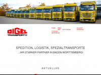 digel-transporte.com Webseite Vorschau