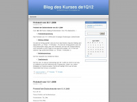 de1q12.wordpress.com Webseite Vorschau