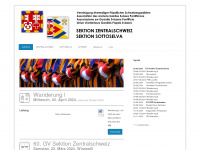 exgardisten.ch Webseite Vorschau