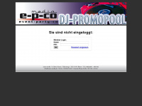 djpromopool.de Webseite Vorschau