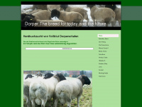 dorper-sheep.net Webseite Vorschau