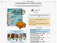 europeangodatabase.eu Webseite Vorschau