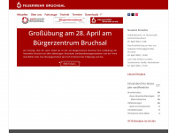 ff-bruchsal.de Webseite Vorschau