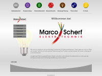 elektrotechnik-scherf.de Webseite Vorschau