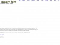 maxim-film.de Webseite Vorschau