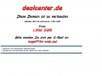 dealcenter.de Webseite Vorschau