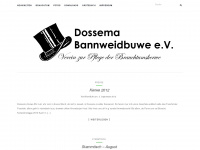 dossema-bannweidbuwe.de Webseite Vorschau