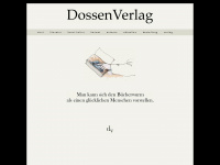 dossenverlag.de Webseite Vorschau