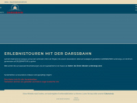 darssbahn.info Webseite Vorschau