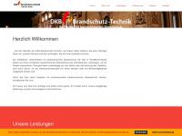 dkb-brandschutz.de Webseite Vorschau